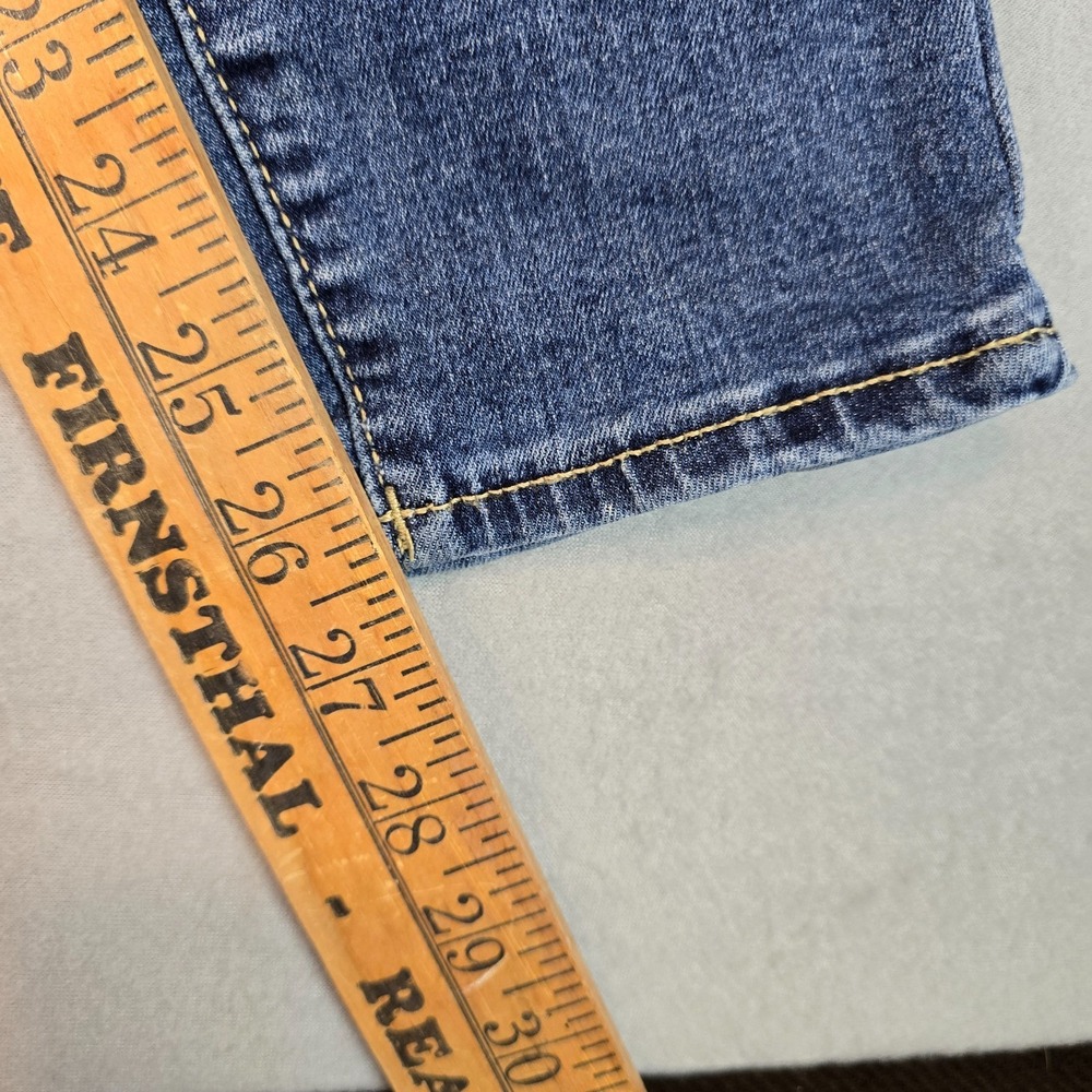 SO High Rise Jegging Jeans Juniors 15/32 Distressed Skinny Stretch Denim Y2K - Picture 3 of 9